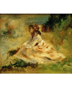 Pierre-Auguste Renoir, Frau auf einer Wiese (Lise Tréhot)
