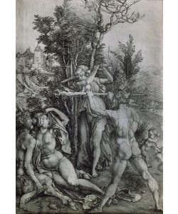 Albrecht Dürer, HERCULES (O LOS CELOS EL CORNUDO HERCULES Y DEYANIRA JUPITER Y ANTIOPE) – 1500