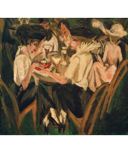 Ernst Ludwig Kirchner, Im Cafégarten