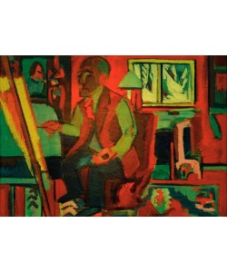 Ernst Ludwig Kirchner, Holländer im Atelier – Jan Wie– gers