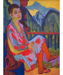 Ernst Ludwig Kirchner, Sitzende Dame (Erna Kirchner)