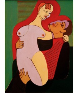 Ernst Ludwig Kirchner, Großes Liebespaar (Ehepaar Hembus)