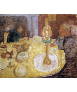 Pierre Bonnard, VELADA BAJO LA LAMPARA