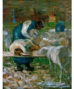 Giovanni Segantini, La tosatura delle pecore