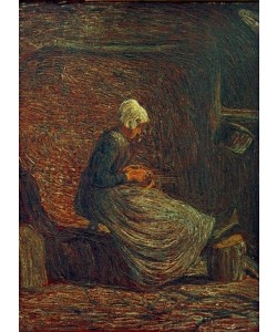 Giovanni Segantini, La sbucciatrice di patate