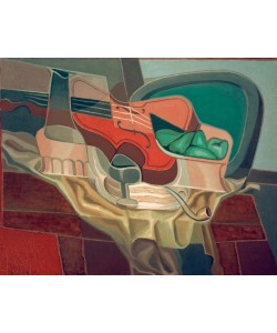 Juan Gris, Stilleben (Tisch mit Sessel)