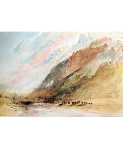 JOSEPH MALLORD WILLIAM TURNER, Glacier des Bossons