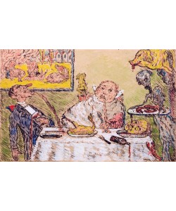 James Ensor, La Gourmandise / De Gulzigheid