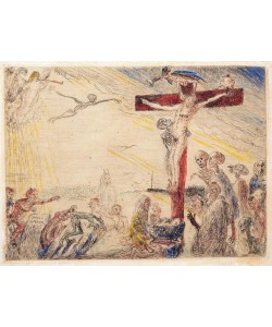 James Ensor, Le Christ tourmenté par les démons / Christus door de duivels gekweld