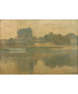 Claude Monet, Église de Vernon, brouillard