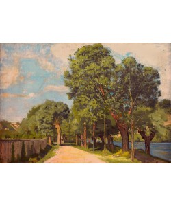 Ferdinand Hodler, Landschaft an der Jonction bei Genf