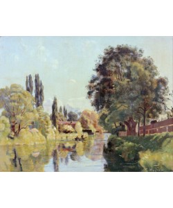 Ferdinand Hodler, Der Aarekanal bei Thun