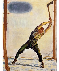 Ferdinand Hodler, Der Holzfäller