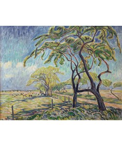 Theo von Brockhusen, Landschaft bei Kaiserswaldau