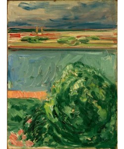 Edvard Munch, Kanallandschaft mit Baumkrone