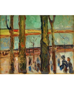 Edvard Munch, Kanal in Warnemünde II