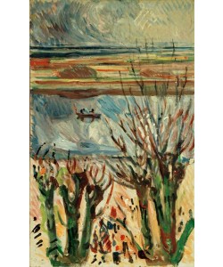 Edvard Munch, Kanallandschaft im Frühjahr