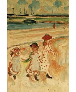 Edvard Munch, Drei Mädchen am Strand