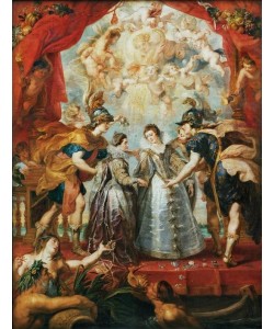 Peter Paul Rubens, Die Auswechslung der Prinzessinnen von Frankreich und von Spanien auf dem Fluß Bidassoa bei Hendaye, 9. Nov. 1615
