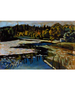 Wassily Kandinsky, Der Fluß im Herbst