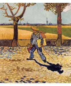 Vincent van Gogh, Der Maler auf dem Weg zur Arbeit