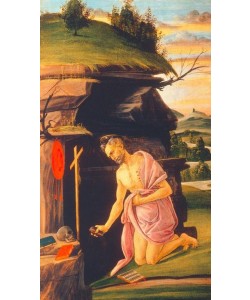 Sandro Botticelli, Der heilige Hieronymus in der Wüste