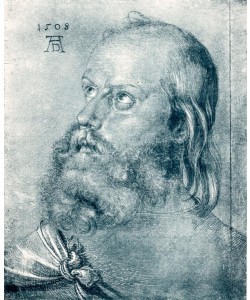 Albrecht Dürer, Kopf eines Apostels