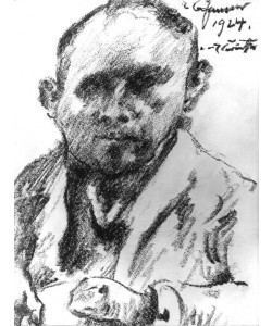 Lovis Corinth, Selbstporträt des deutschen Malers Lovis Corinth