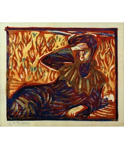 Ernst Ludwig Kirchner, Ruhendes Mädchen mit Kopfschmerzen