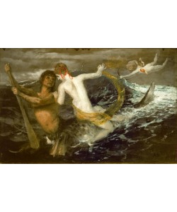 Arnold Böcklin, Triton, eine Nereide auf dem Rücken tragend