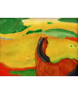 Franz Marc, Pferd in der Landschaft