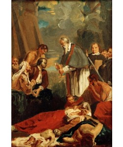 Eugene Delacroix, Die Pest in Mailand 1576