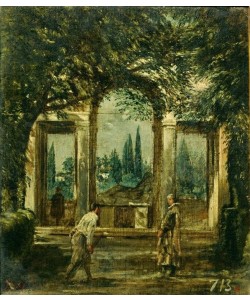 Diego Rodriguez de Silva y Velasquez, Garten der Villa Medici in Rom