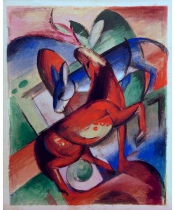 Franz Marc, Pferd und Esel