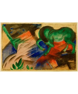 Franz Marc, Grünes Pferd