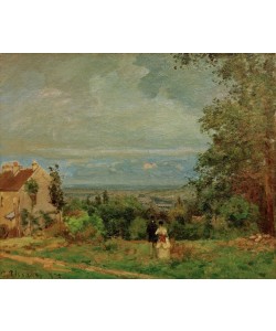 Camille Pissarro, Landschaft bei Louveciennes