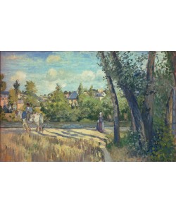 Camille Pissarro, Landschaft, helles Sonnenlicht, Pontoise