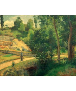 Camille Pissarro, Der Steinbruch, Pontoise