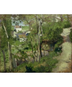 Camille Pissarro, Der Bergweg, Rue de la Côte-du-Jalet, Pontoise