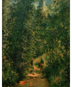 Camille Pissarro, Weg unter Bäumen, Sommer
