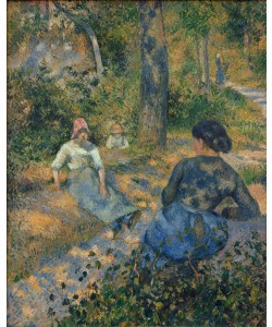 Camille Pissarro, Bäuerinnen bei der Rast