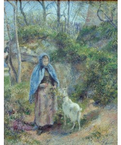 Camille Pissarro, Frau mit Ziege