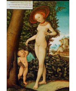 Lucas Cranach der Ältere, Venus und Amor als Honigdieb