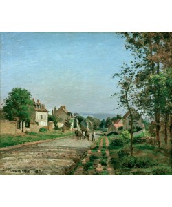 Camille Pissarro, Umgebung von Louveciennes, die Landstraße