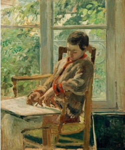 Camille Pissarro, Lucien Pissarro in seinem Zimmer