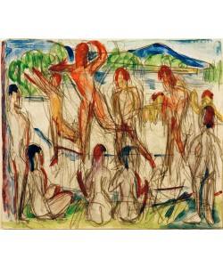 Ernst Ludwig Kirchner, Badende am See
