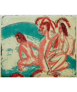 Ernst Ludwig Kirchner, Badende an Steinen
