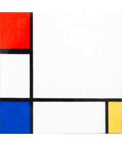 Piet Mondrian, Composition No. IV with Red, Blue and Yellow