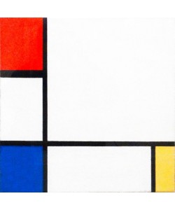 Piet Mondrian, Composition No. IV with Red, Blue and Yellow