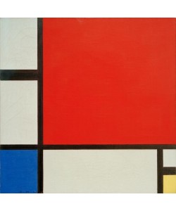 Piet Mondrian, Komposition in Rot, Blau und Gelb